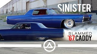 Sinister Caddy | Slammed '67 Cadillac Does Burnouts & Slides