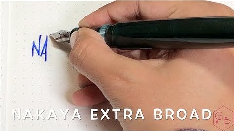 Nakaya Blue Dragon Extra Broad Nib