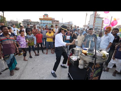 Michael Jackson Style Ghoti Gorom Of Bangladesh | Bangladesh Street Food