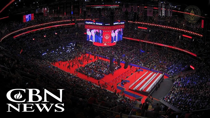 LIVE: Trump Inaugural Parade at the Capitol One Arena | CBN News