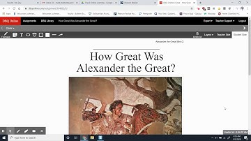 Alexander DBQ Pre-Bucketing  / Docs A-C