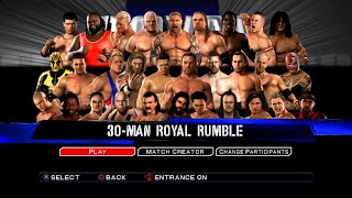 WWE SmackDown VS Raw 2011 PS3 - 30-Man Royal Rumble #2 [2K][mClassic]