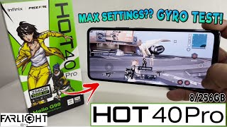 INFINIX Hot 40 Pro (8/256) || FARLIGHT 84 GAME TEST || GYRO TEST!? | MAX SETTING PERFORMANCE? 120Hz!