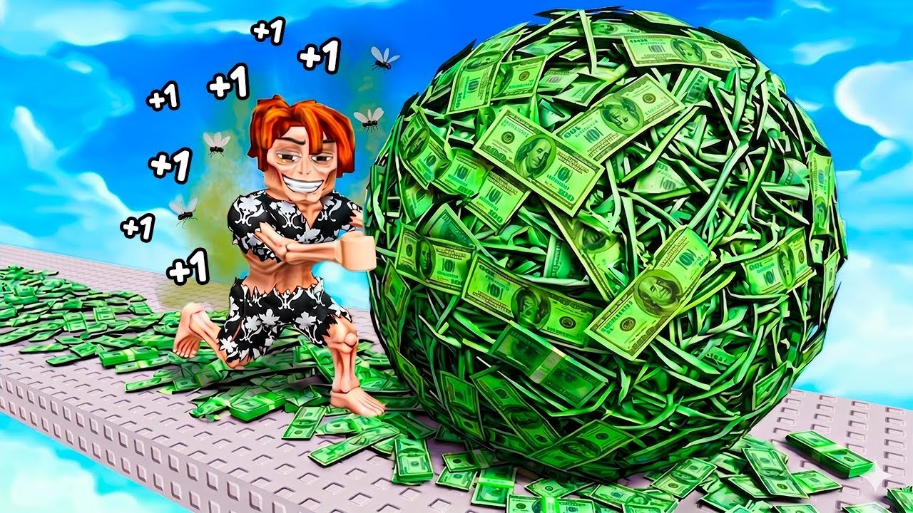 ENTREI SENDO O MAIS POBRE MAS A CADA SEGUNDO GANHO 1 ROBUX NO ROBLOX 🤑🤑🤑
