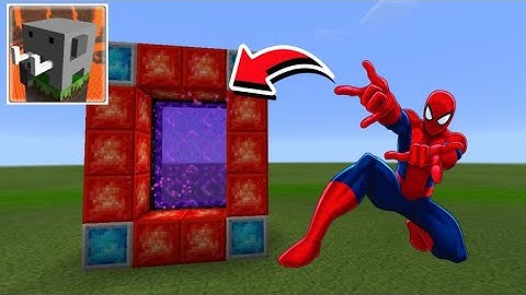 How to Make a PORTAL to SPIDERMAN in Craftsman : Building Craft