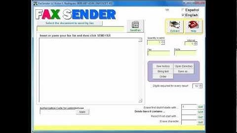 How to send fax from your computer with Windows xp or Windows 7. FaxSender
