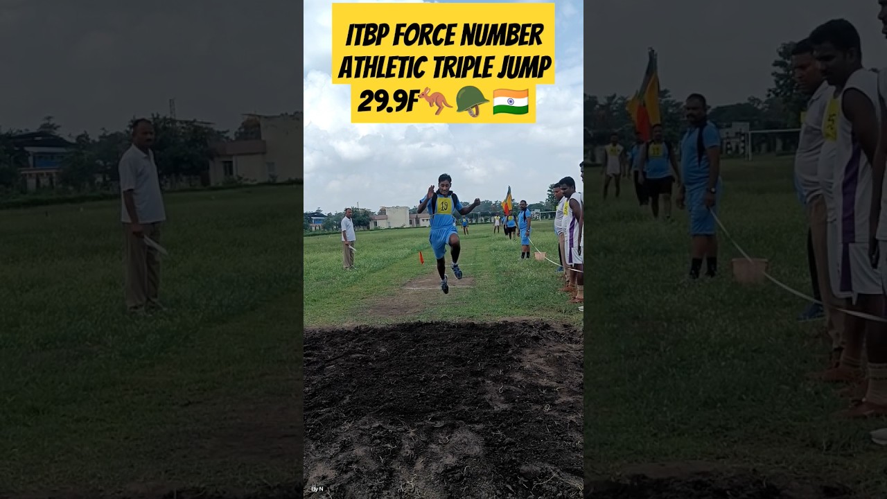 ITBP force member triple jump 