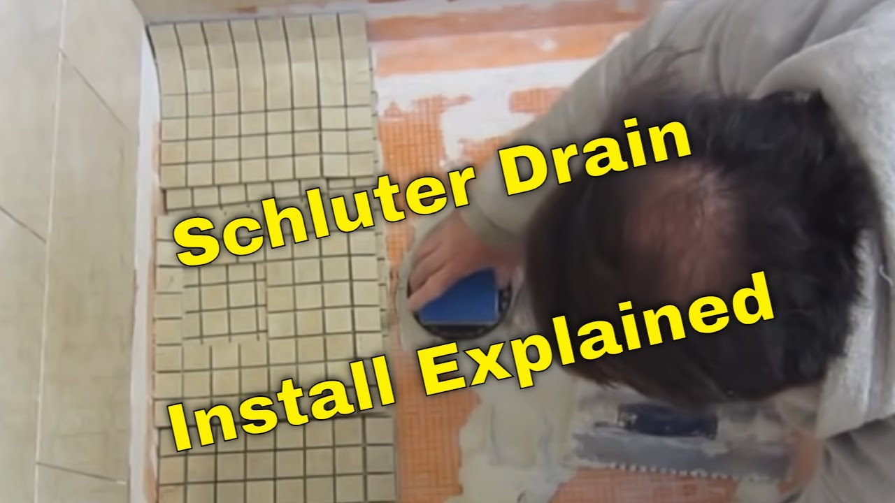 Schluter Systems Bathroom Start To Finish Part 6 Kerdi Drain Kerdi Drain
