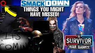 THINGS YOU MIGHT HAVE MISSED! WWE SMACKDOWN! BRAY WYATT HIDDEN MESSAGE! BECKY LYNCH RETURNS!