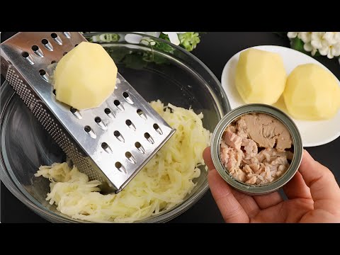 if you have 3 potatoes and 1 can of tuna, you'll make the neighbors jealous! Super delicious recipe!