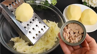 if you have 3 potatoes and 1 can of tuna, you'll make the neighbors jealous! Super delicious recipe!