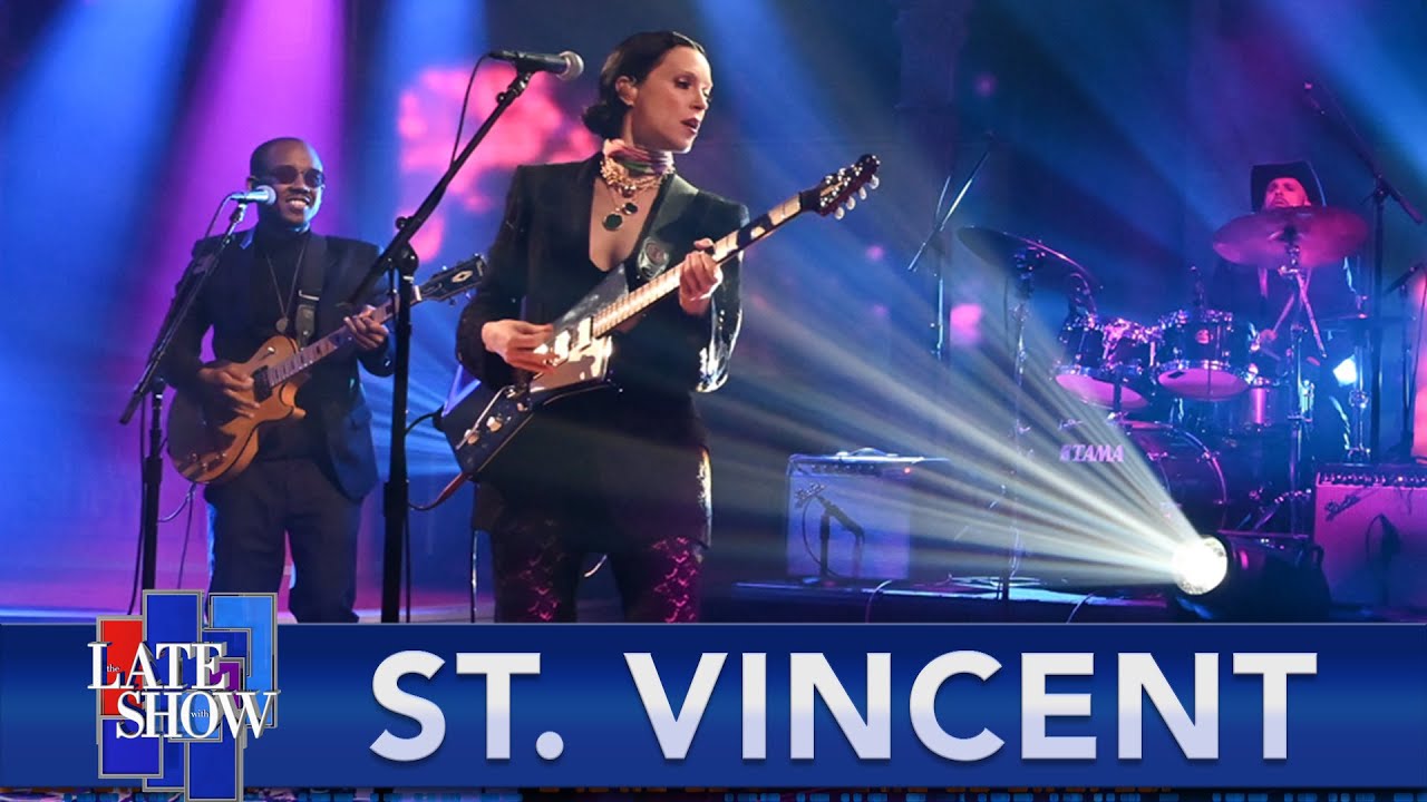 "Down" St. Vincent with Louis Cato and The Late Show Band YouTube