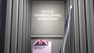 16 sq ft storage unit - A Virtual Tour