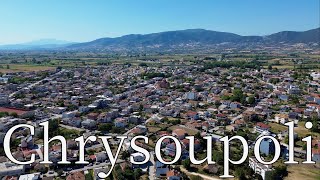 Chrysoupoli, Kavala, Greece - by drone [4K]. #greece