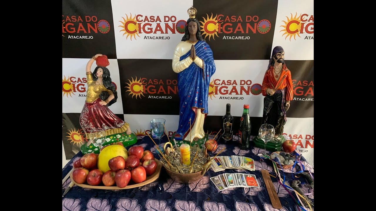 COMO MONTAR UM ALTAR CIGANO E DE SANTA SARA KALI
