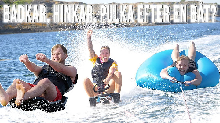 VAD KAN MAN ÅKA PÅ EFTER EN MOTORBÅT?!