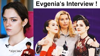 Evgenia Medvedeva new interview - why did Alina win ?