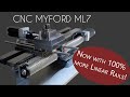 CNC Myford: Linear Rails, Solid Toolpost &amp; Demonstration