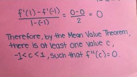 Ajna and Vaishvee: 2014 Question 5 Twice Differentiable Functions