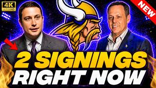 💥🔥 BOMBSHELL! VIKINGS LAND 2 NEW PLAYERS! THESE SIGNINGS JUST SHOOK UP THE ROSTER! MINNESOTA VIKINGS