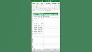 How to calculate due date in excel # via excel.shorts tiktok