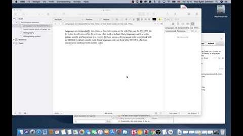 Bibliographies in Scrivener using Zotero