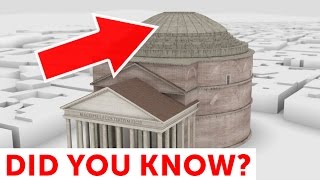 Pantheon of Rome. Mystery of ancient Roman architecture in 3D