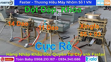 Các loại đột dập đa năng và đột khóa nhôm xingfa nhập khẩu mới nhất năm 2020 || 0934340686