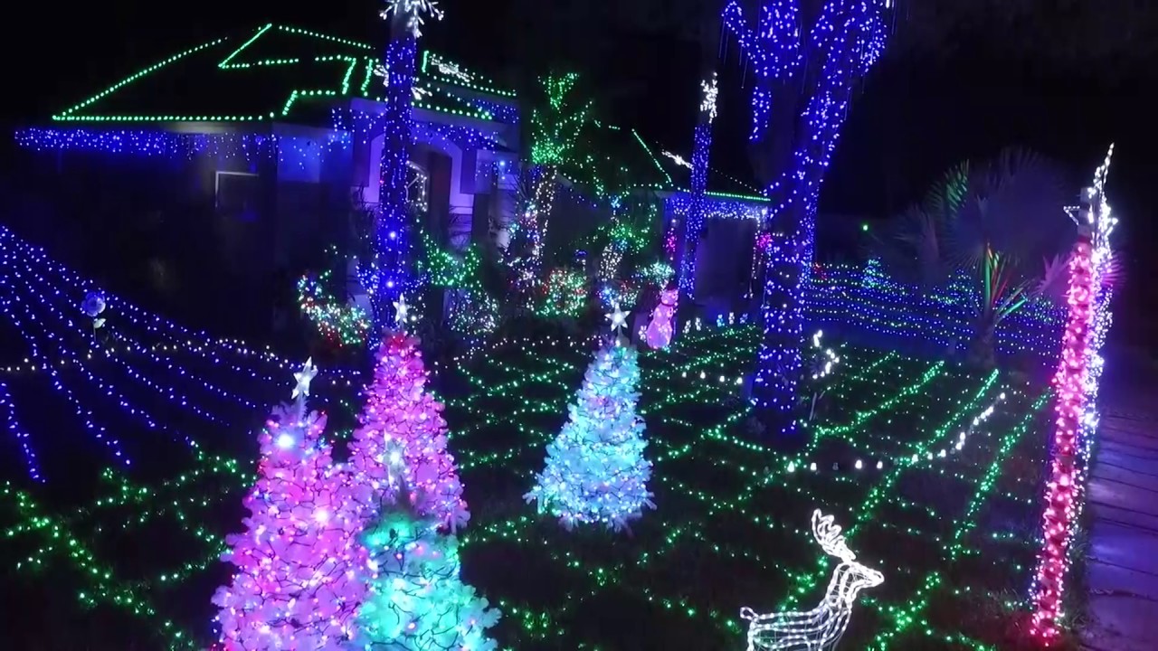 Richards Family Light Show Video YouTube