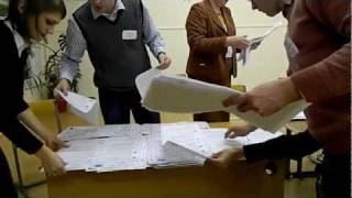 Подсчёт голосов УИК 2451 Москва