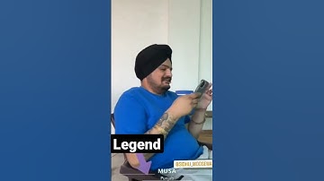 Thumbnail of Sidhu moose wala reaction on his levels song at moosa pind #sidhumoosewala