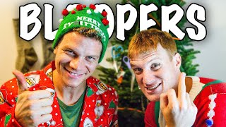 how to do Christmas with NO MONEY BLOOPERS!