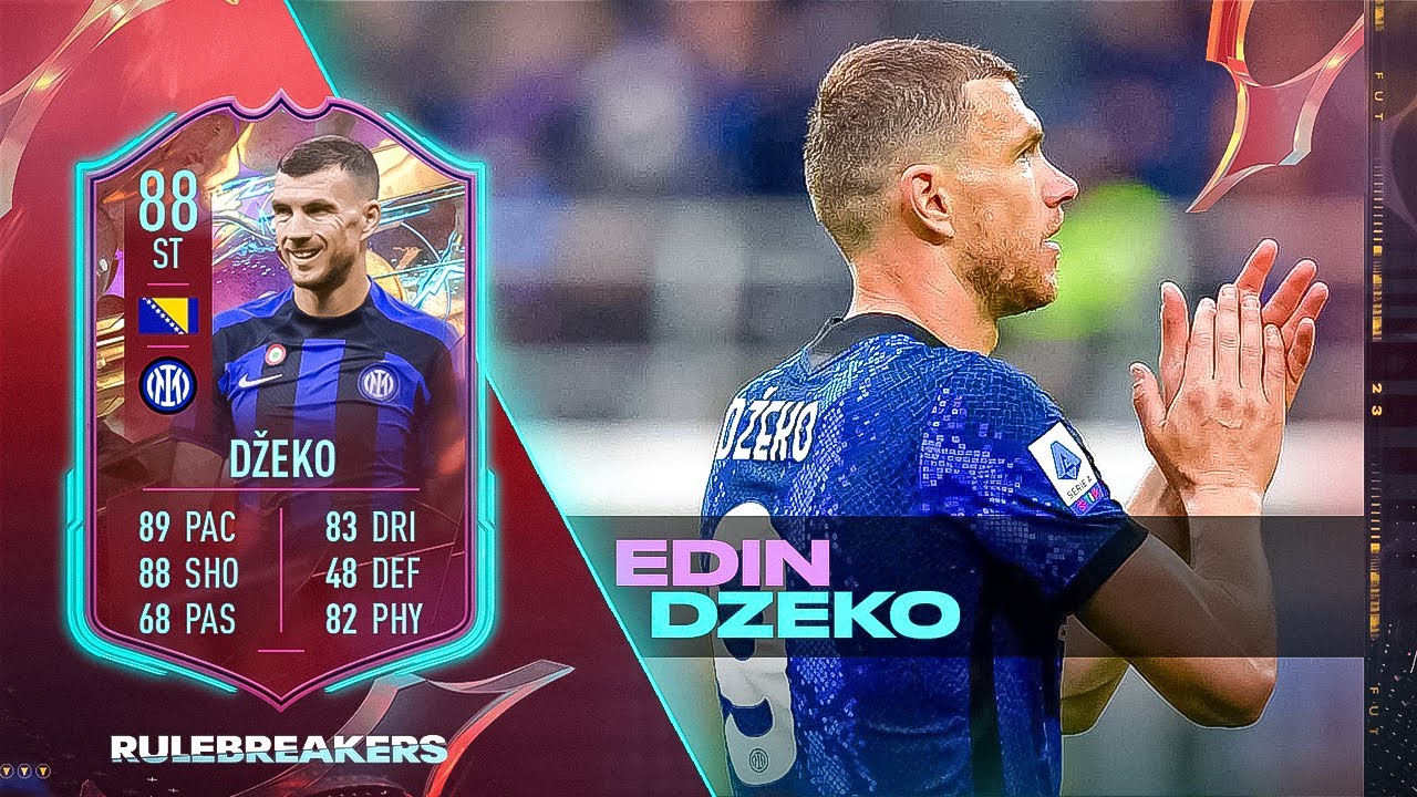 BETTER THAN HAALAND?! 😳 88 RULEBREAKERS EDIN DZEKO PLAYER REVIEW - FIFA 23 ULTIMATE TEAM