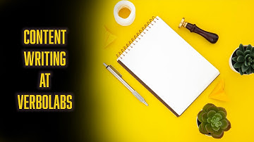 Content Writing Service of VerboLabs explained through Animated Video