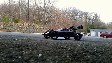 Redcat racing shockwave nitro rc new .18 turbo engine and 2 speed trans just broke it in