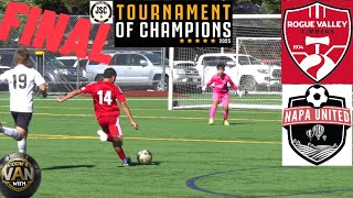 2025 JSC Tournament of Champions - FINAL. Match #4 - RVT 13B Red vs Napa United 13/14B Premier #U13
