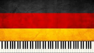 GERMAN NATIONAL ANTHEM - Piano Tutorial