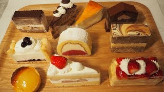 ケーキ食べ放題！自宅編【ル・レガラン】軽井沢の老舗洋菓子店！何個食べれるか？たくさん買って挑戦した！安くて美味しかった！長野・軽井沢