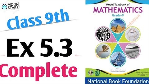 Ex 5.3 Class 9- Exercise 5.3 class 9th- NBF Maths