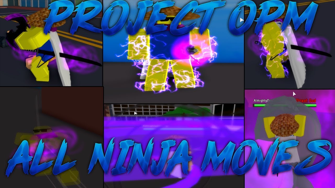 Project Opm All Ninja Class Moves Roblox Project Opm Youtube - roblox opm