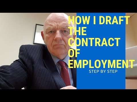 Video: How To Draw Up An Employment Contract With The Founder