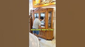 Tủ rượu Gỗ Gõ Đỏ Phoenix Cao Cấp - Giao Hàng Bình Dương #turuou #turuoudep #turuougo #video #gogodo