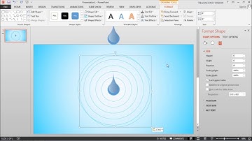 Water Ripple Effect PowerPoint Animation (Slow Version)