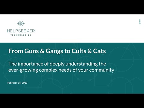 From Guns & Gangs to Cults & Cats