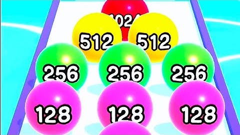 Ball Run 2048 New Update Gameplay Level 163