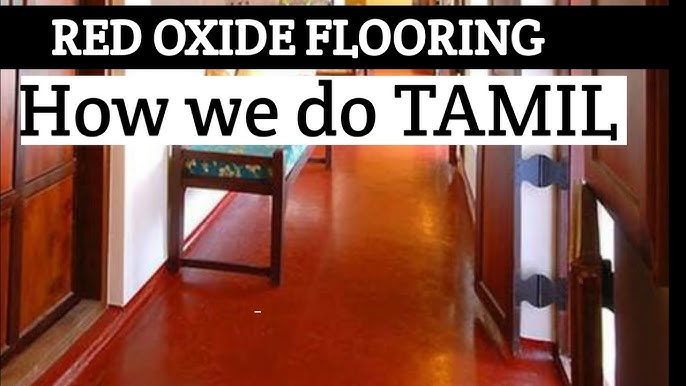 How We Do Red Oxide Flooring Tamil, Red Oxide Flooring Vs Tiles