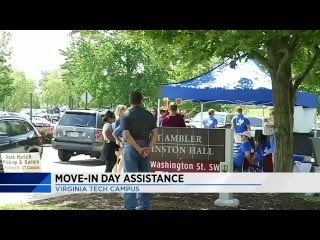Virginia Tech move-in day