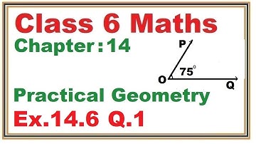 Ex.14.6 (Q.1) Chapter:14 Practical Geometry | Ncert Maths Class 6 | Cbse