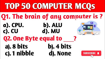 Top 50 Computer Mcq