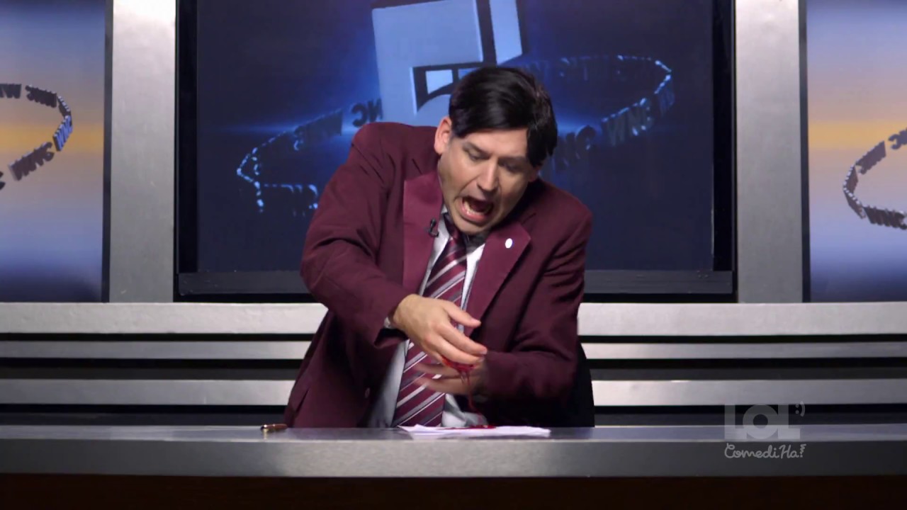 just for laughs Who would have thought that the job of morning host is acutally dangerous - LOL COMEDIHA!
